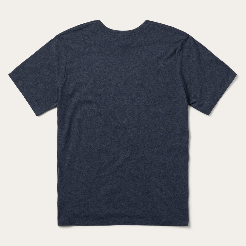 Bronco Rider Graphic Tee Blue | Men Stetson Tees