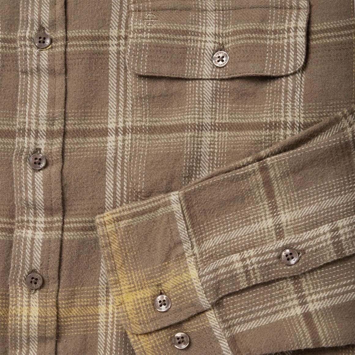 Brown Flannel Button-Front Shirt Brown | Men Stetson Modern Cut