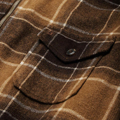 Brown Plaid Western Coat Brown | Men Stetson Flannel Shirts