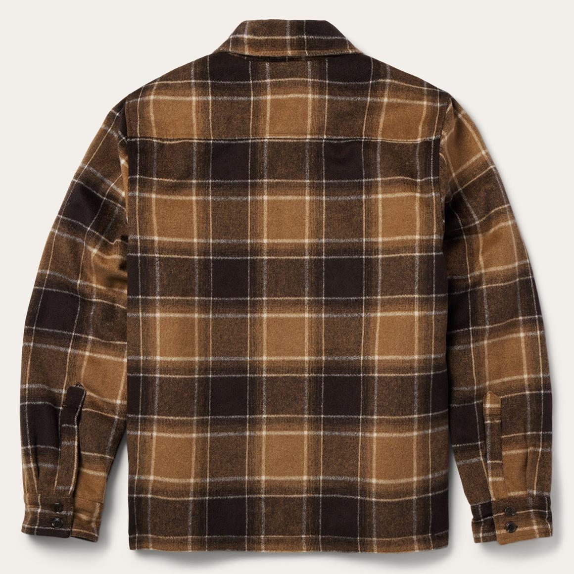 Brown Plaid Western Coat Brown | Men Stetson Jackets