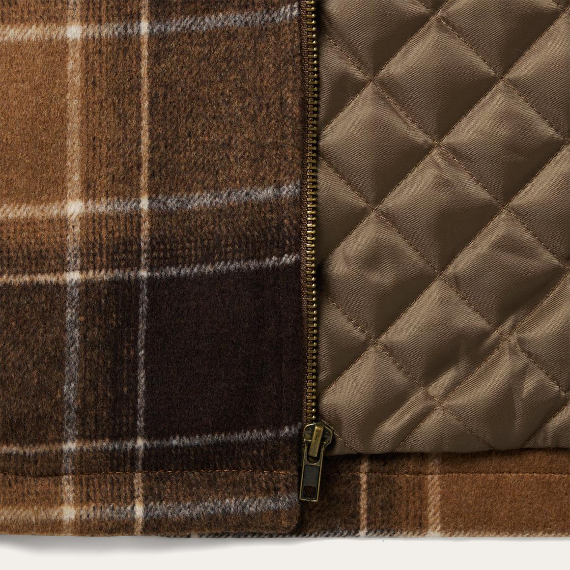 Brown Plaid Western Coat Brown | Men Stetson Jackets