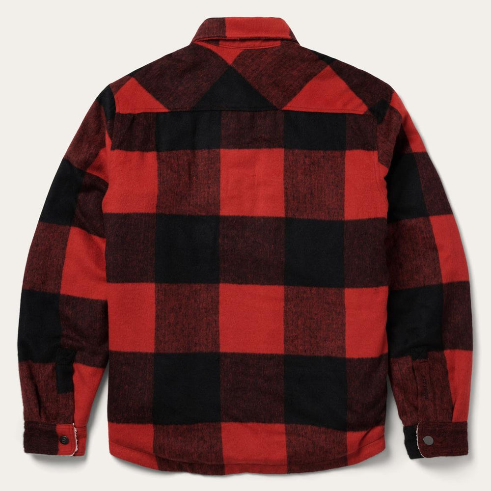 Buffalo Plaid Western Coat Red | Men Stetson Jackets