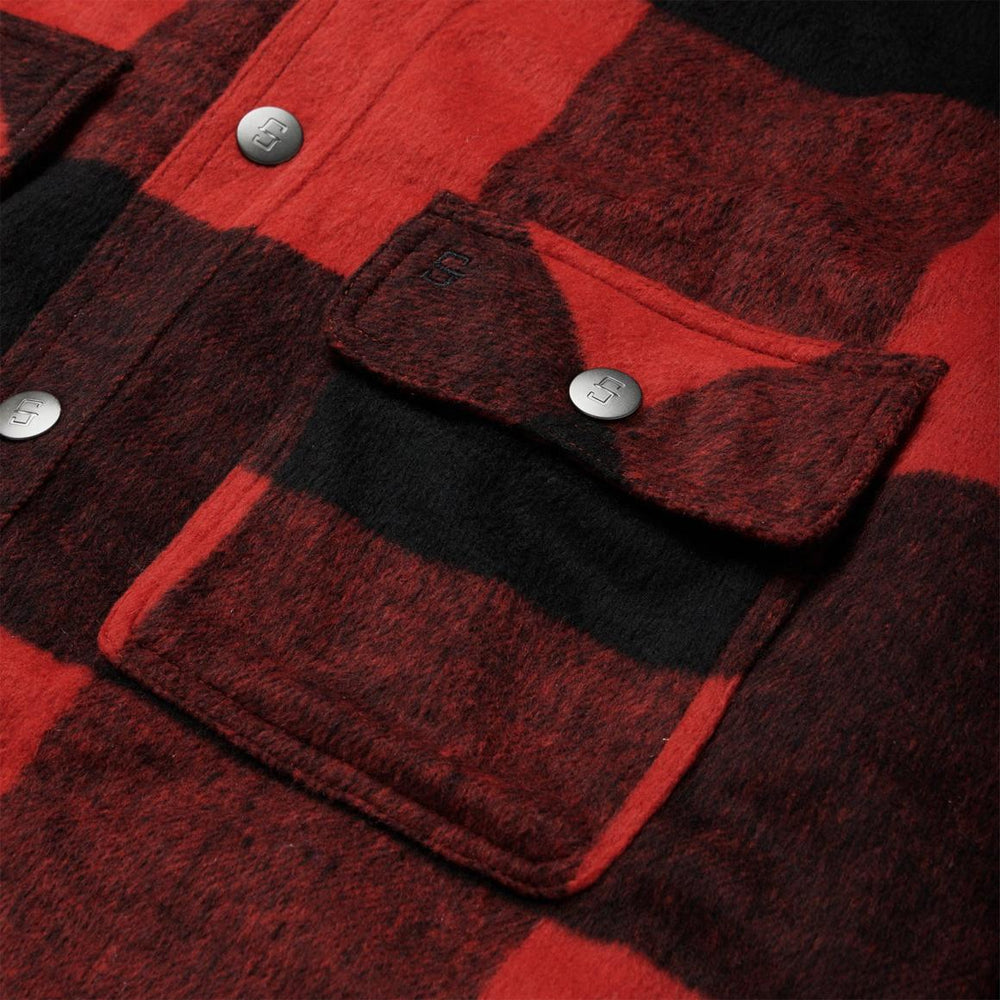 Buffalo Plaid Western Coat Red | Men Stetson Jackets