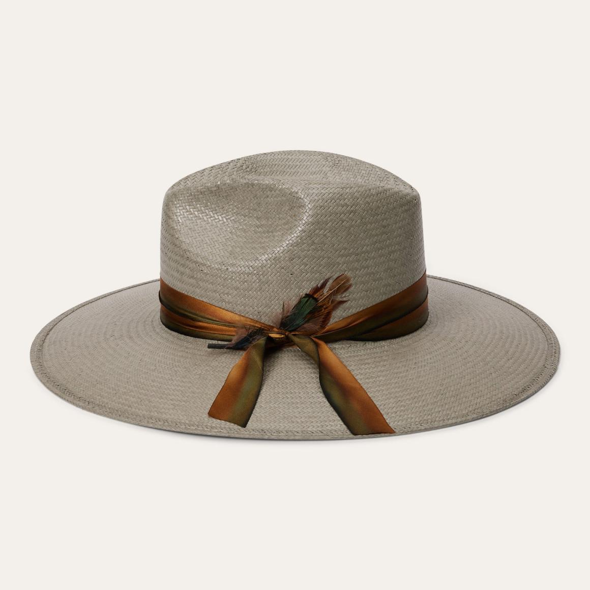 Caelus Straw Fedora Seafoam | Men/Women Stetson Fedora