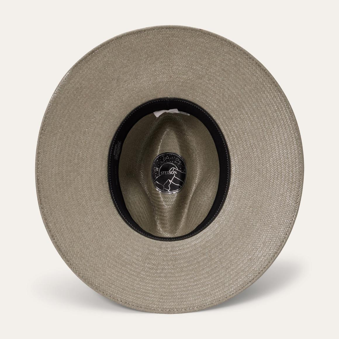 Caelus Straw Fedora Seafoam | Men/Women Stetson Fedora