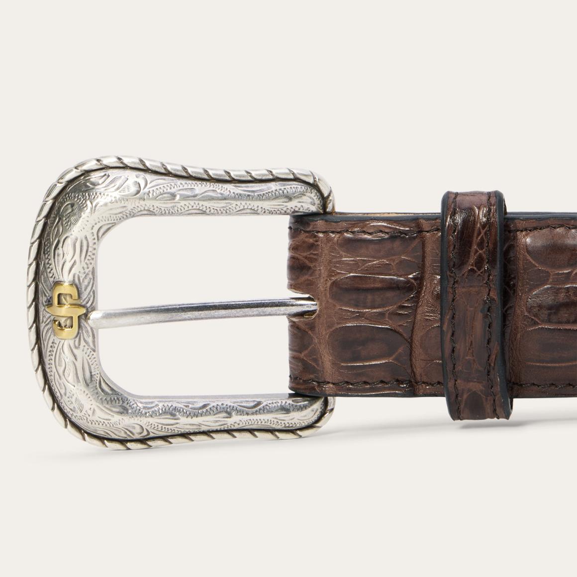 Caiman Western Tab Belt Cigar Classic | Men Stetson Belts