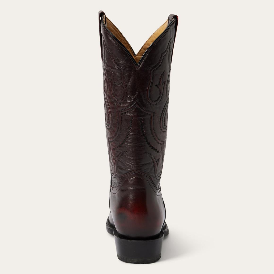 Carlisle Western Boots Black Cherry | Men Stetson Western