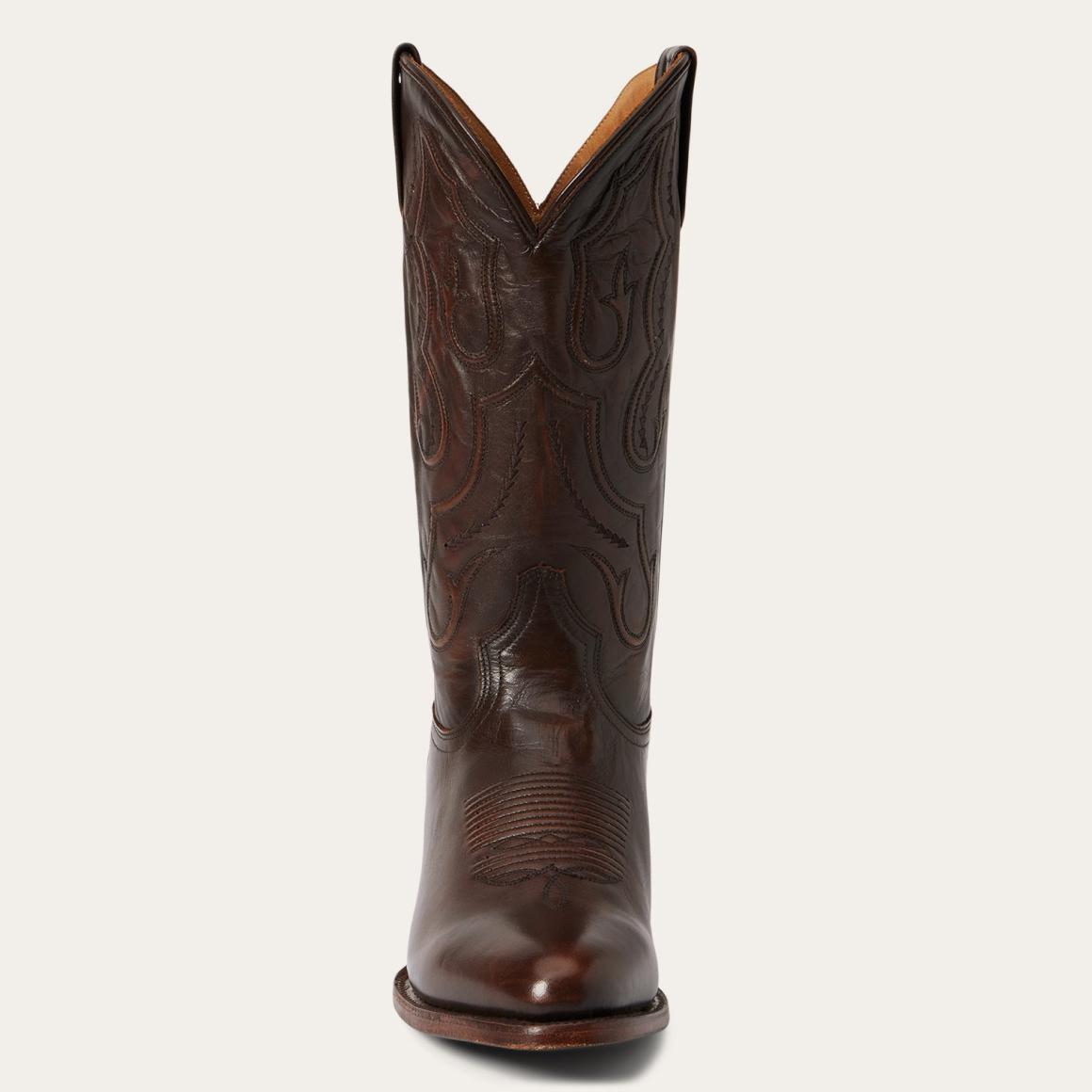 Carlisle Western Boots Burnished Brown | Men Stetson Western