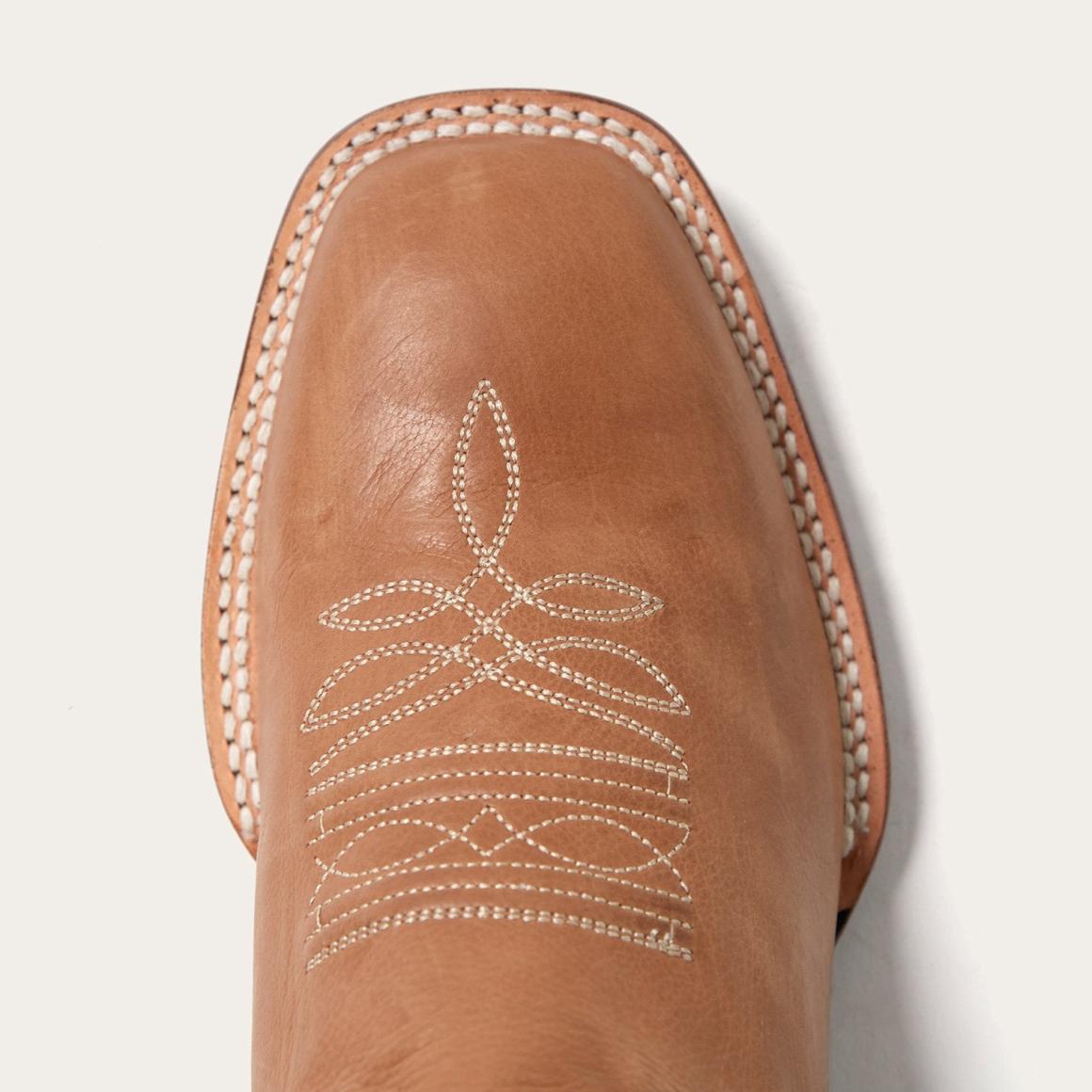 Casper Tan &amp; Blue Matte Cowboy Boot Tan | Men Stetson Western