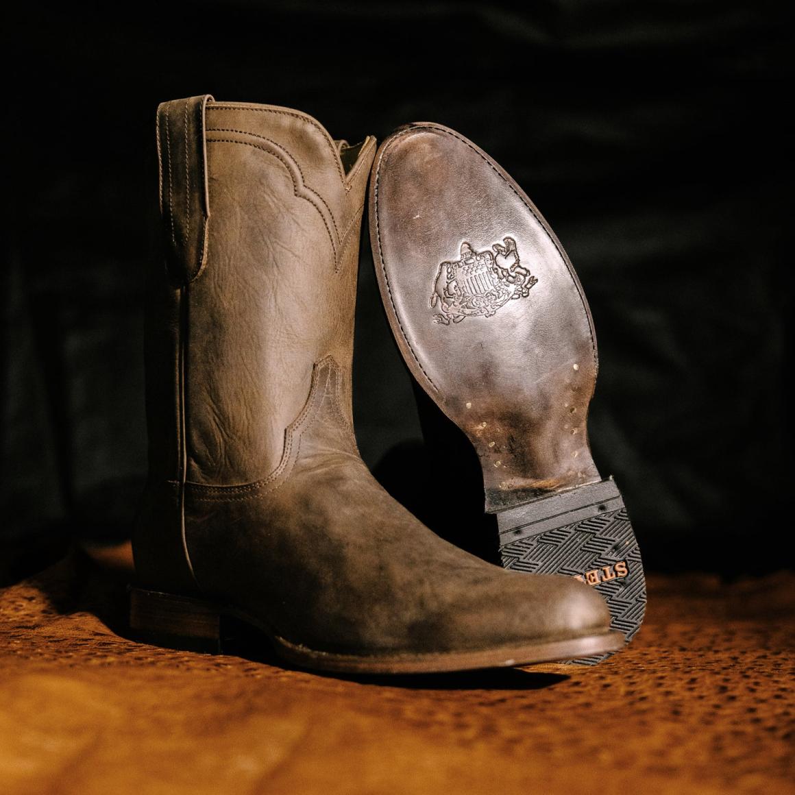 Cassidy Roper Boots Brown | Men Stetson Ropers