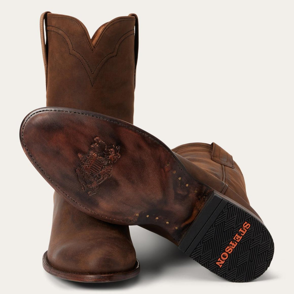 Cassidy Roper Boots Brown | Men Stetson Western