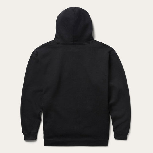 Classic Crest Hooded Sweatshirt Black | Men Stetson Sweaters &amp; Hoodies