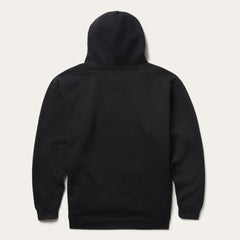 Classic Crest Hooded Sweatshirt Black | Men Stetson Sweaters &amp; Hoodies