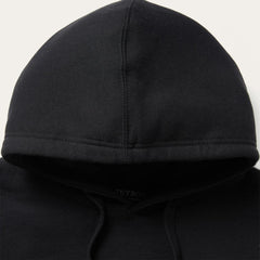 Classic Crest Hooded Sweatshirt Black | Men Stetson Sweaters &amp; Hoodies
