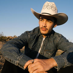 Classic Denim Shirt Blue | Men Stetson Western Shirts