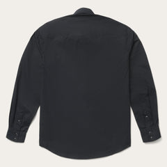 Classic Western Shirt In Black Black | Men Stetson Classic Cut