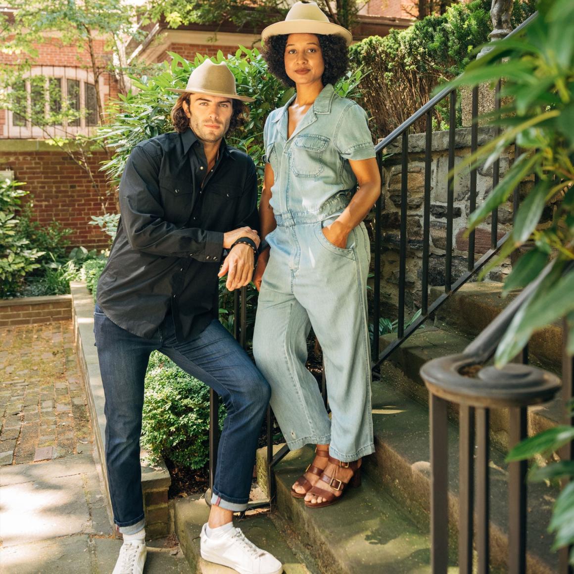 Classic Western Shirt In Black Black | Men Stetson Western Shirts