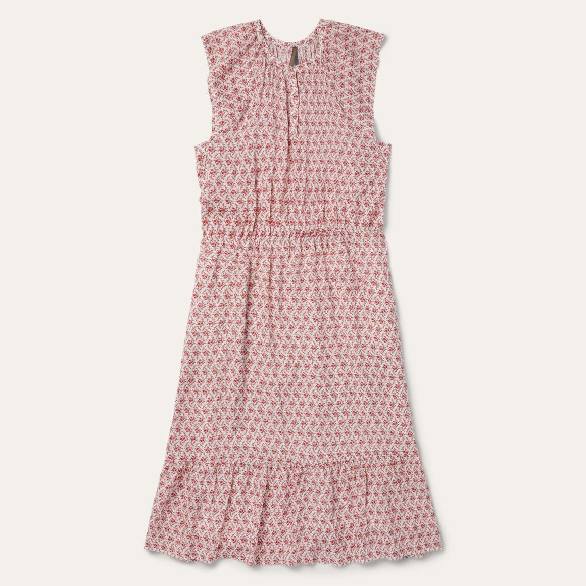 Cottage Floral Dress Red | Women Stetson Midi