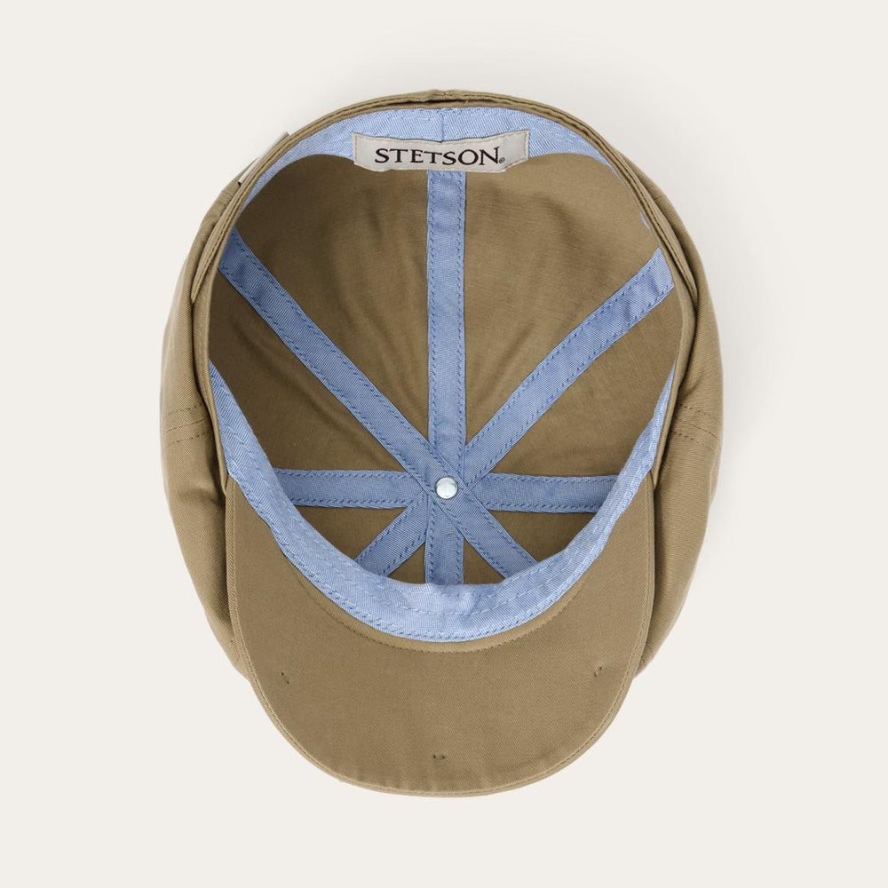 Cotton Hatteras Khaki | Men/Women Stetson Caps &amp; Truckers