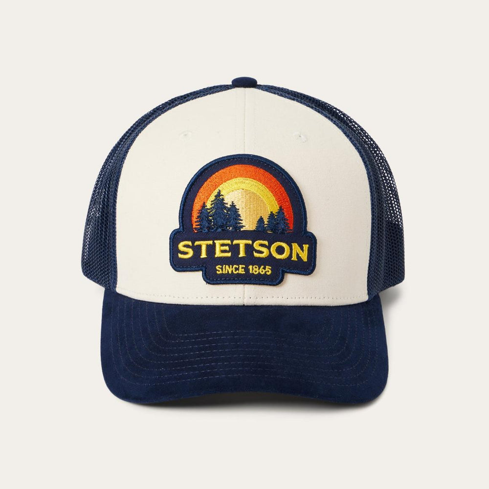 Cream Sunset Trucker Cap Cream | Men/Women Stetson Caps &amp; Truckers