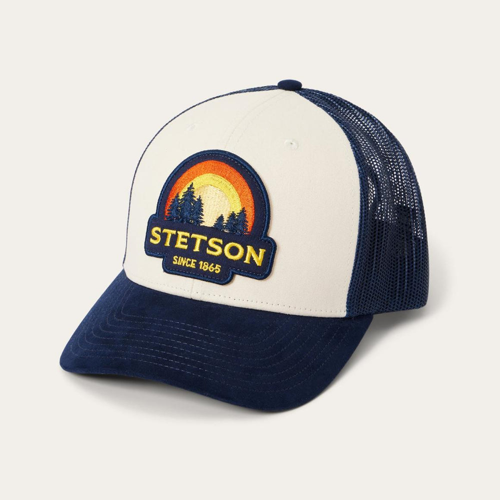 Cream Sunset Trucker Cap Cream | Men/Women Stetson Caps &amp; Truckers