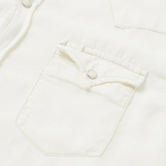 Cream Twill Shirt White | Men Stetson Western Shirts