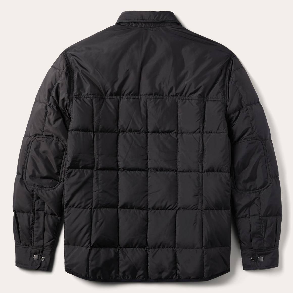 Crushable Black Parachute Jacket Black | Men Stetson Jackets
