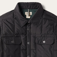 Crushable Black Parachute Jacket Black | Men Stetson Jackets