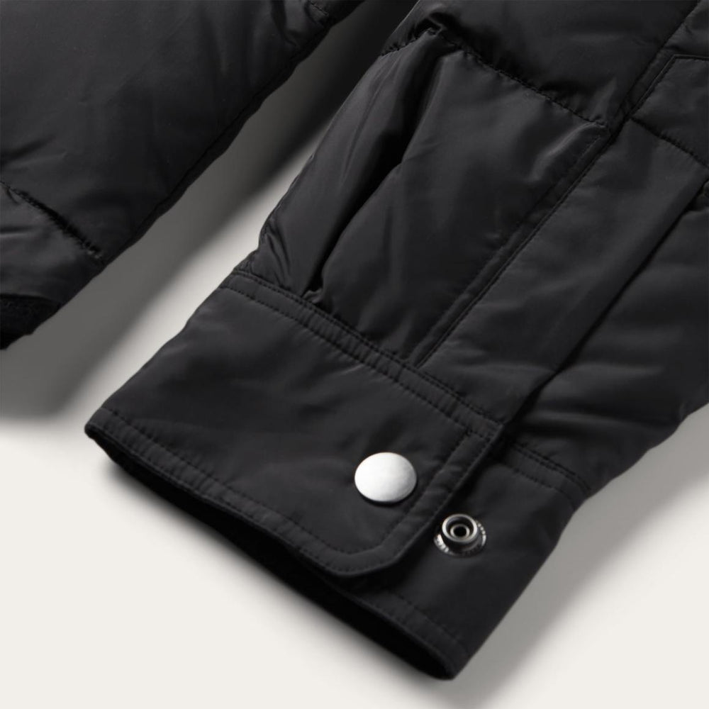 Crushable Black Parachute Jacket Black | Men Stetson Jackets
