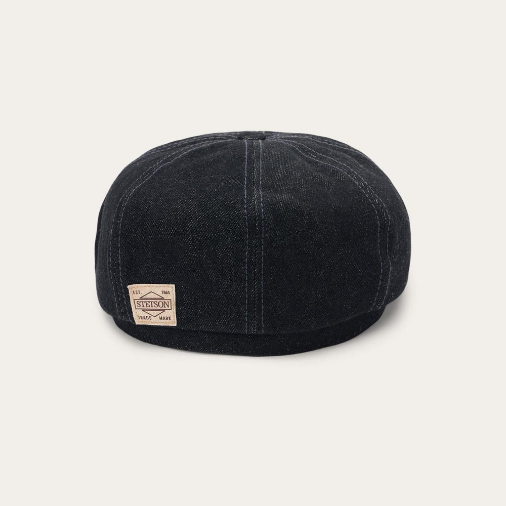 Denim Hatteras Cap Black Denim | Men/Women Stetson Caps &amp; Truckers