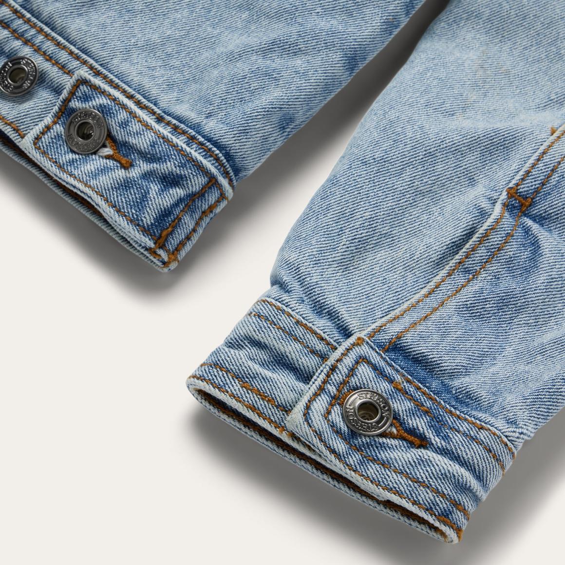 Denim Sherpa Lined Jacket Blue | Women Stetson Jackets