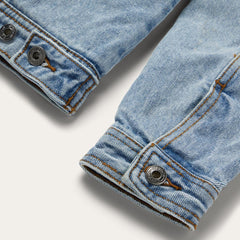 Denim Sherpa Lined Jacket Blue | Women Stetson Jackets