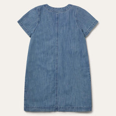 Denim Swing Dress Blue | Women Stetson Mini