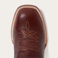 Denver Brown Goat Hand Stitched Cowboy Boot Brown | Men Stetson Western