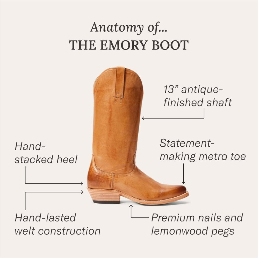 Emory Boots Tan | Women Stetson Western