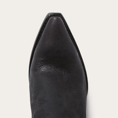 Glam Over-The-Knee Fringe Boot Black Leather | Women Stetson Western