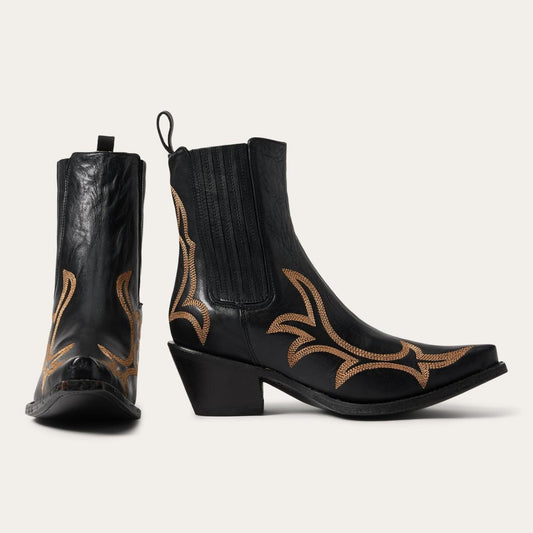 Greta Boots Black | Women Stetson Shorties
