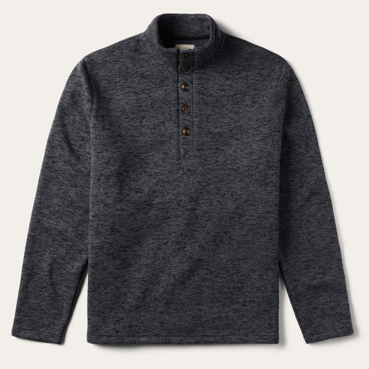 Grey Bonded Knit Sweater Grey | Men Stetson Sweaters &amp; Hoodies
