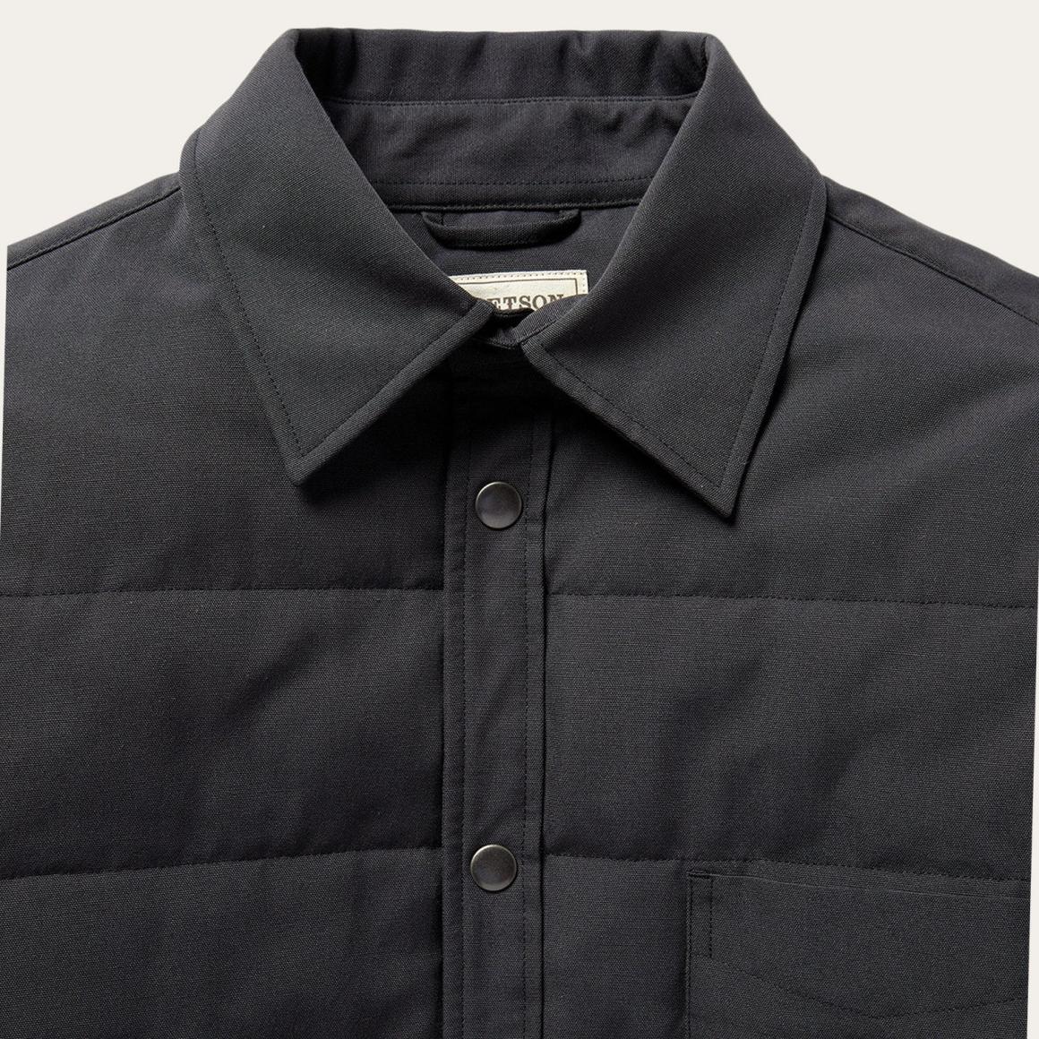 Grey Down Jacket Grey | Men Stetson Jackets