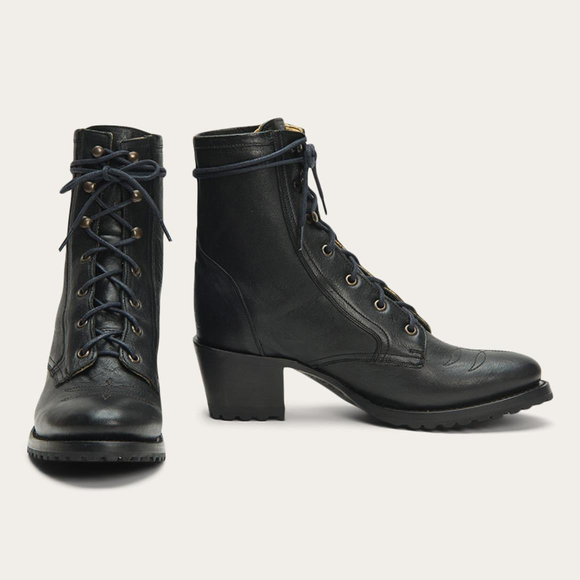 Hattie Boots Black | Women Stetson Outdoor