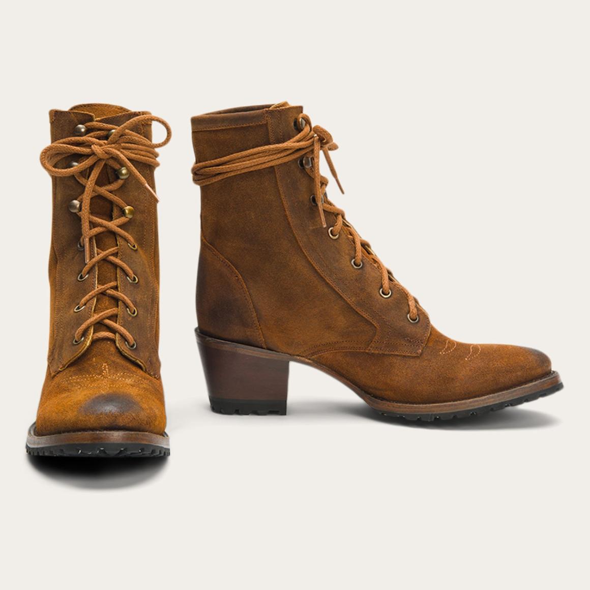 Hattie Boots Brown | Women Stetson Outdoor