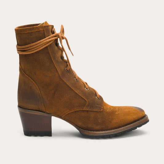 Hattie Boots Brown | Women Stetson Outdoor