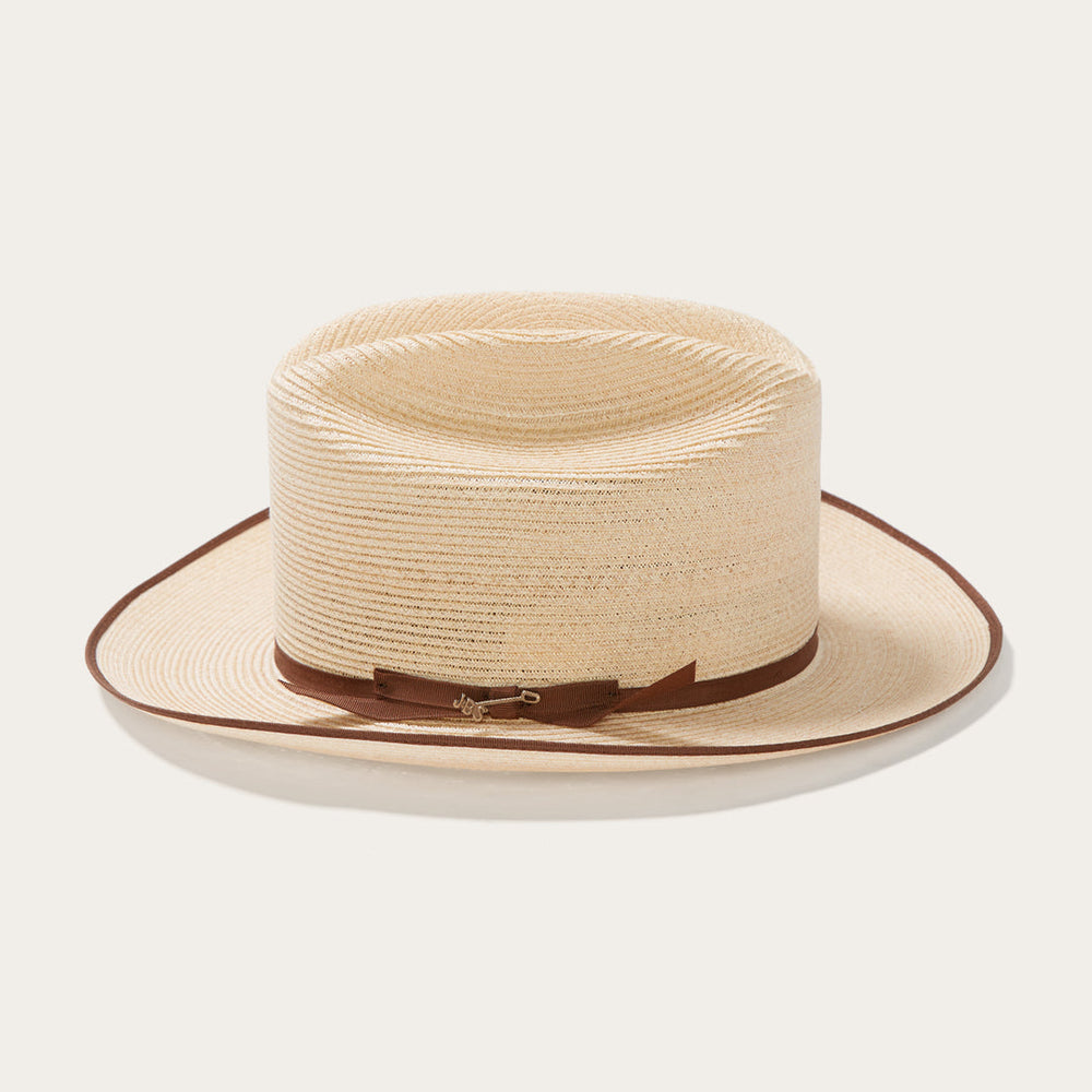 Hemp Straw Open Road Natural | Men/Women Stetson Fedora