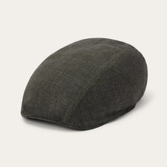 Herringbone Linen Ivy Cap Olive Herringbone | Men/Women Stetson Caps &amp; Truckers