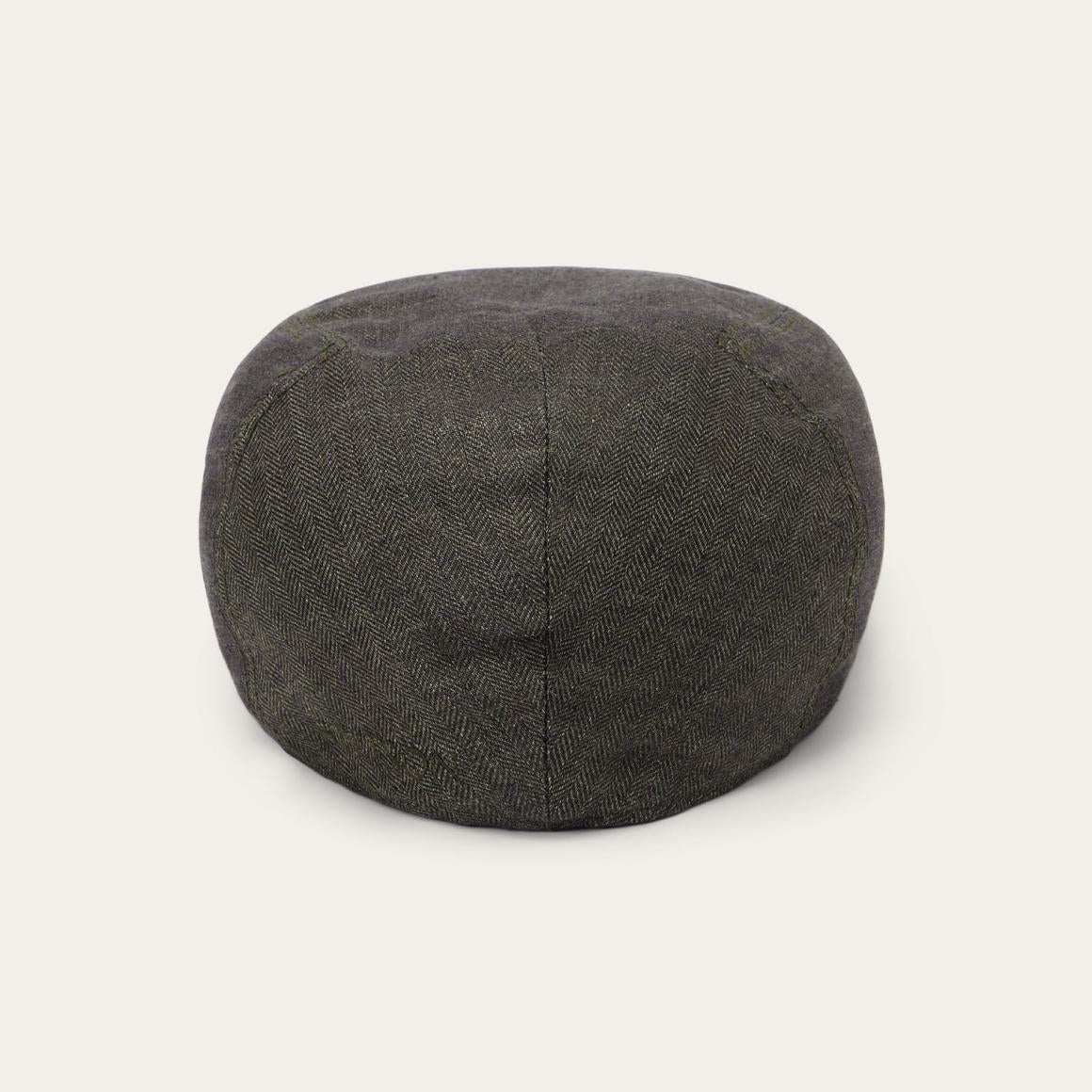 Herringbone Linen Ivy Cap Olive Herringbone | Men/Women Stetson Caps &amp; Truckers