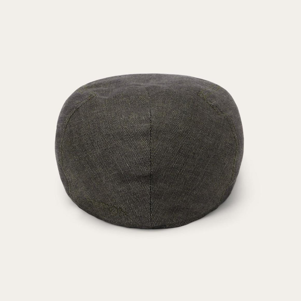 Herringbone Linen Ivy Cap Olive Herringbone | Men/Women Stetson Caps &amp; Truckers