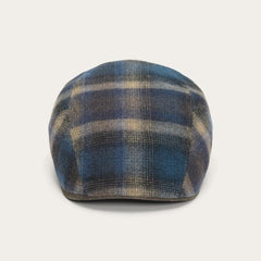 Ivy Virgin Wool Cap Blue Beige Check | Men/Women Stetson Caps &amp; Truckers