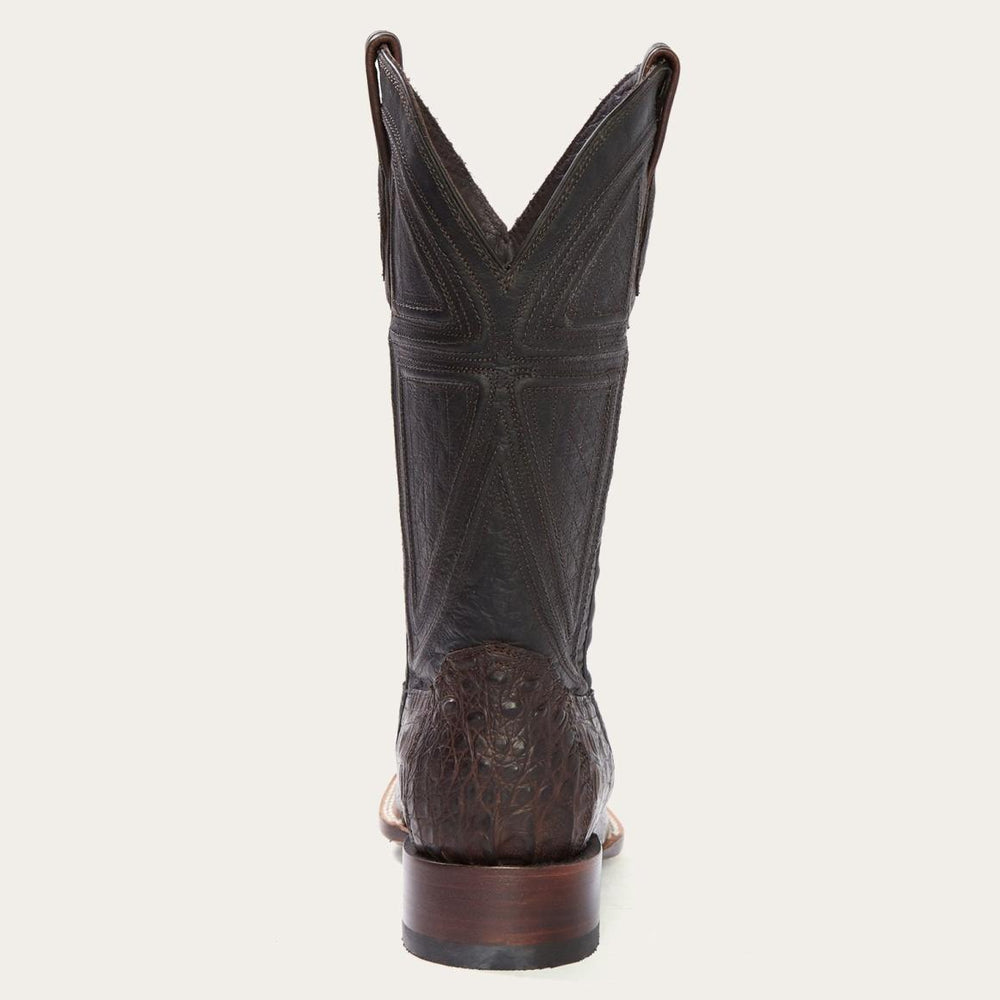 Kaycee Brown Caiman Belly Cowboy Boot Brown | Men Stetson Western