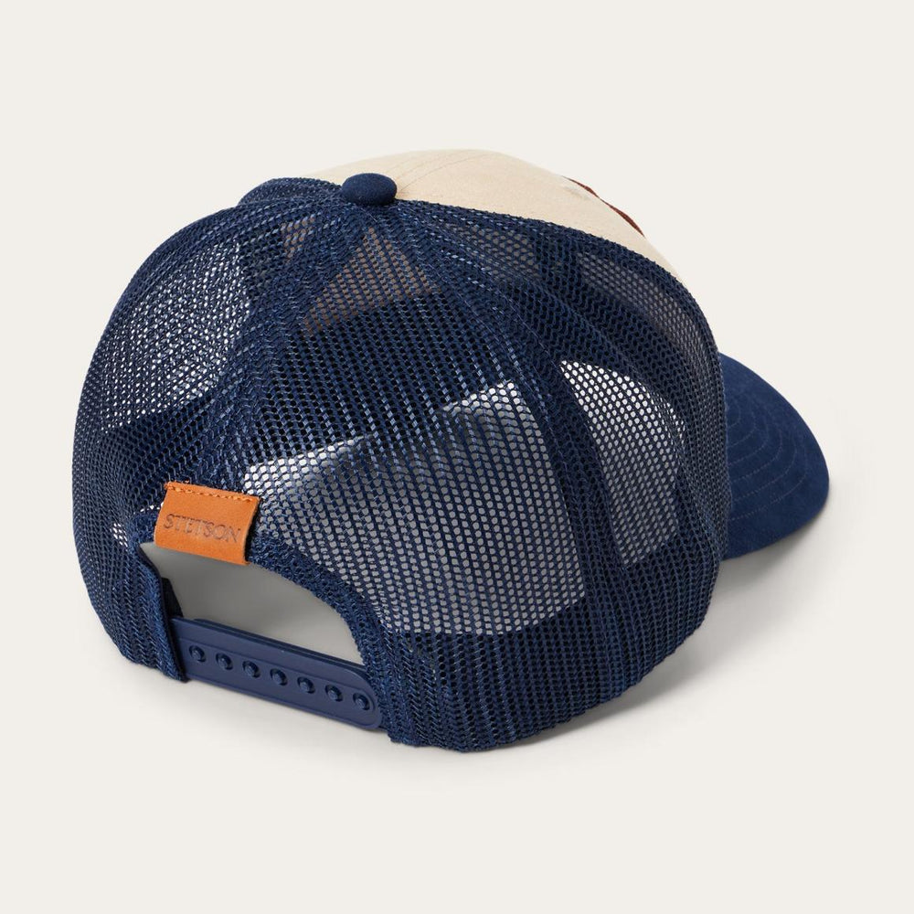 Khaki Arrowhead Patch Trucker Cap Khaki | Men/Women Stetson Caps &amp; Truckers