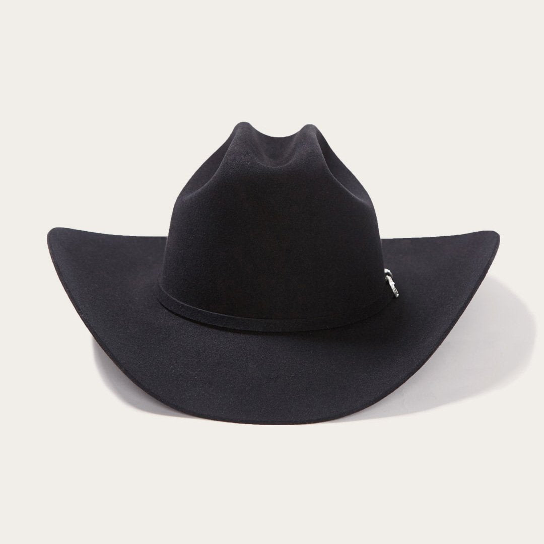 Lariat 5X Cowboy Hat - 4 5/8&quot; Crown Black | Men/Women Stetson Western